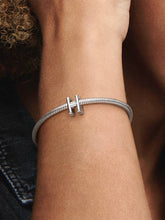 Letter H Alphabet Charm Sterling silver