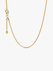 Curb Chain Necklace 14k gold plating