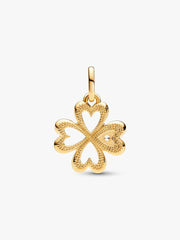 Pandora ME Heart Four-leaf Clover Medallion Charm 14k gold plating