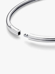 Pandora Infinite Sterling Silver Lab-grown Diamond Bangle 0.15 ct TW, Sterling silver