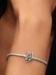 Disney Daisy Duck Openwork Charm Sterling silver