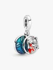 Disney Lilo & Stitch Family Dangle Charm Sterling silver