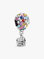 Disney Pixar Up House & Balloons Charm Sterling silver