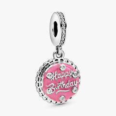 Happy Birthday to You Studded Charm Bracelet Set 2 Quantity