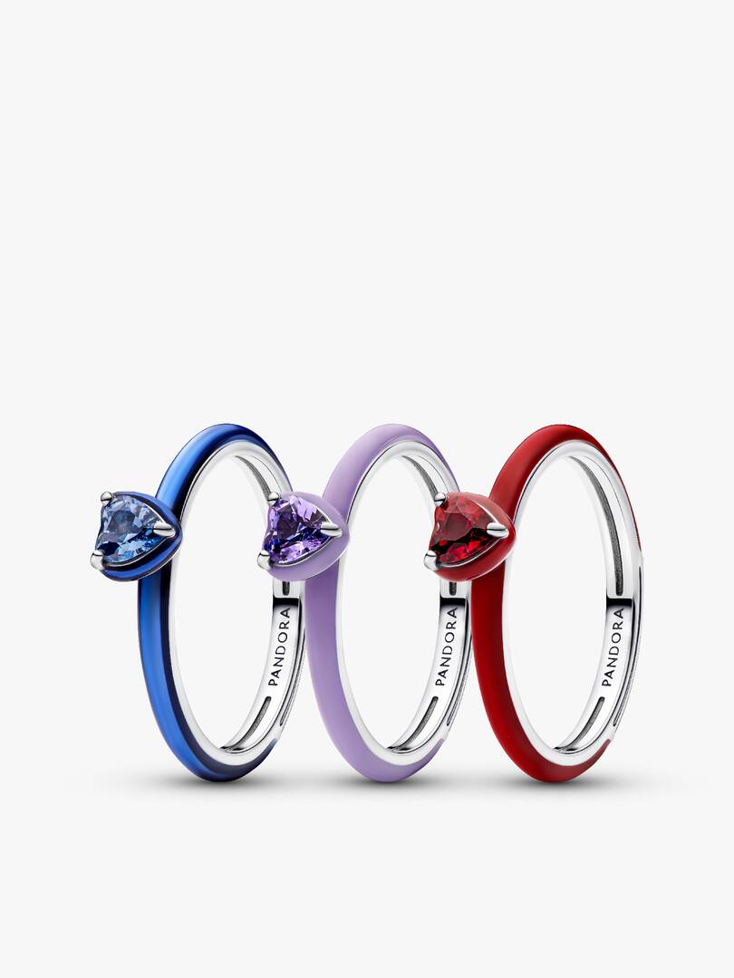Symbols of Love Chakra Ring Trio 3 Quantity