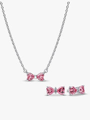 Wrapped In A Bow Necklace and Earring Set 2 Quantity
