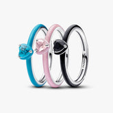 Good Karma Chakra Hearts Ring Trio 3 Quantity