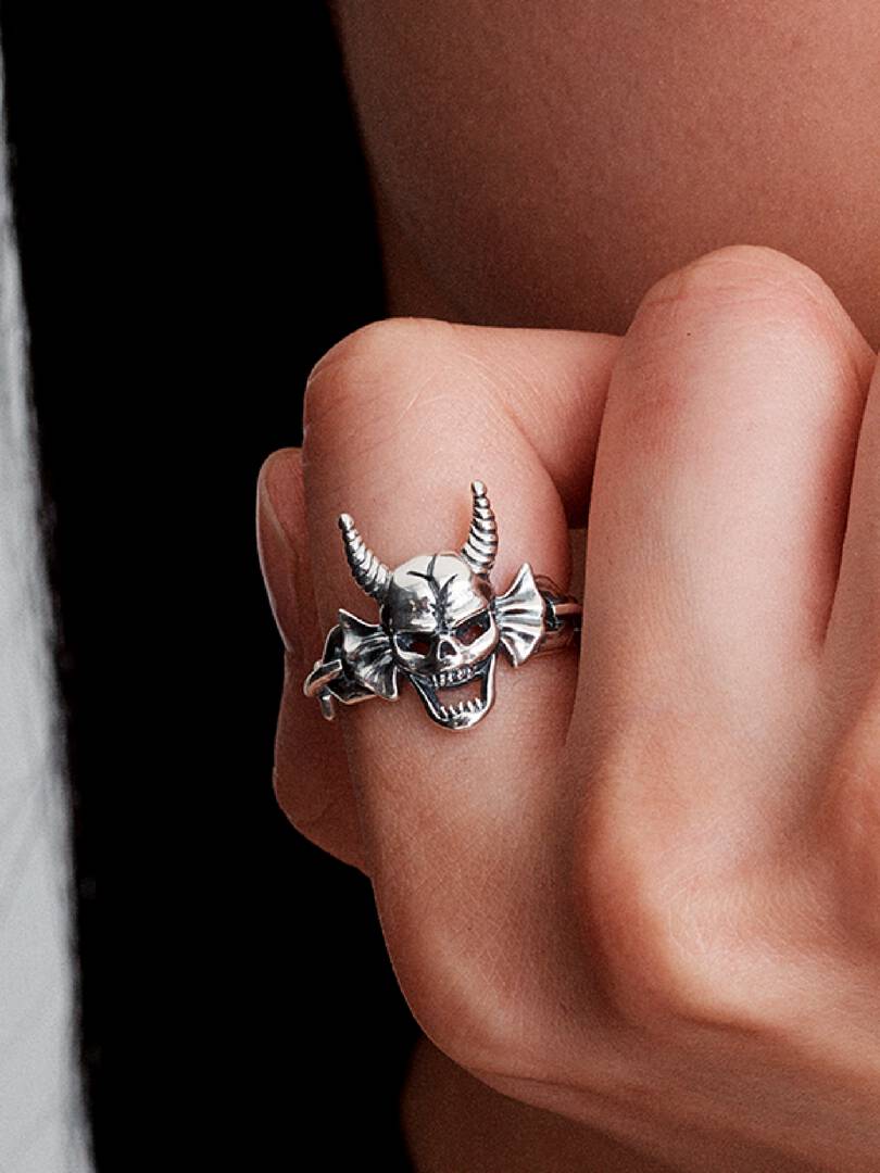 Stranger Things Hellfire Club Ring Sterling silver