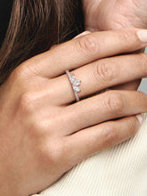 Sparkling Herbarium Cluster Ring 14k rose gold plating