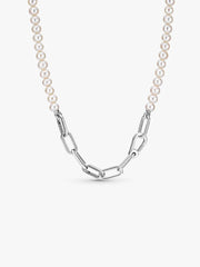 FINAL SALE - Pandora ME Treated Freshwater Cultured Pearl Necklace Sterling silver