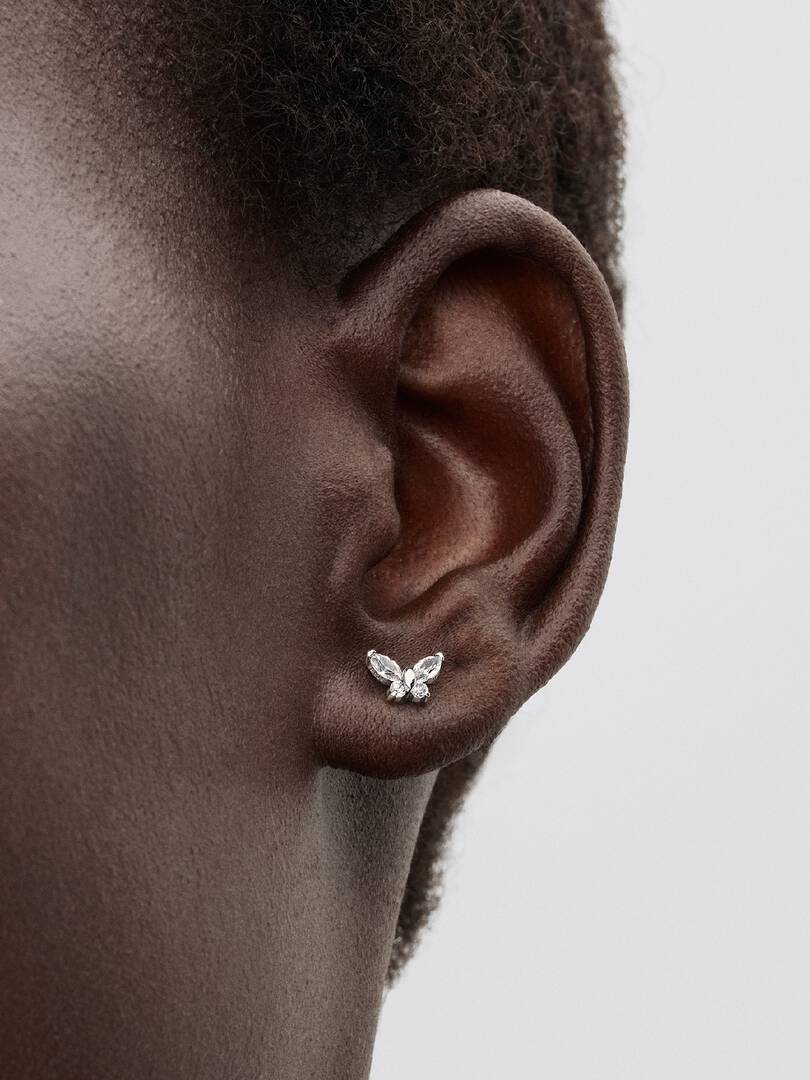 Butterfly Stud Earrings Sterling silver