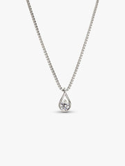 FINAL SALE - Pandora Infinite 14k White Gold Lab-grown Diamond Pendant Necklace 0.25 ct TW, 14k white gold