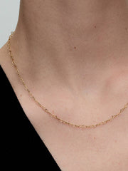 Linked Hearts Collier Necklace 14k gold plating