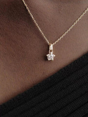Pandora Talisman 14k Gold Lab-grown Diamond Star Pendant 0.25 ct TW, 14k gold