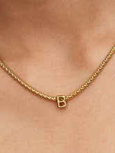 Letter B Alphabet Charm 14k gold plating