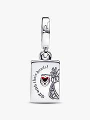 Disney Villains Queen of Hearts Double Dangle Charm Sterling silver