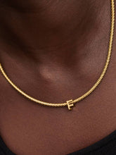 Letter F Alphabet Charm 14k gold plating