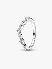 FINAL SALE - Pandora Timeless Wish Sparkling Alternating Ring Sterling silver