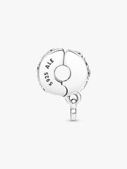 Family Always Pavé Clip Charm Sterling silver