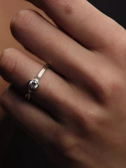 Pandora Infinite Sterling Silver Lab-grown Diamond Ring 0.25 ct TW, Sterling silver