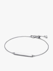 His & Hers Engravable Silver Bracelet Set 2 Quantity