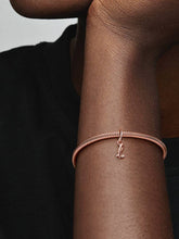 FINAL SALE - Letter l Script Alphabet Dangle Charm 14k rose gold plating