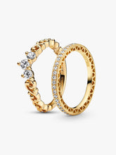 Regal Golden Tiara Ring Set 2 Quantity