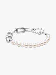 Pandora ME Treated Freshwater Cultured Pearl Bracelet Sterling silver