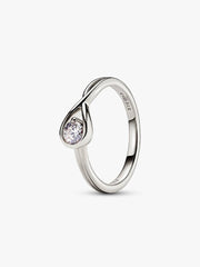 FINAL SALE - Pandora Infinite 14k White Gold Lab-grown Diamond Ring 0.25 ct TW, 14k white gold
