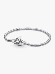 Pandora Moments Marvel The Avengers Logo Clasp Snake Chain Bracelet Sterling silver
