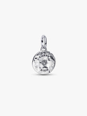 Skull Medallion Charm Sterling silver