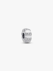 Stones & Enamel Clip Charm Sterling silver