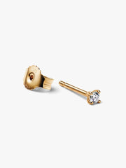 Pandora Era Lab-grown Diamond Stud Earrings 14K Gold 0.05 ct TW, 14k gold