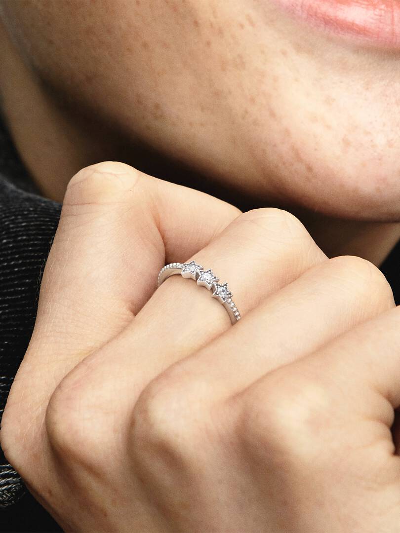 Celestial Stars Ring Sterling silver
