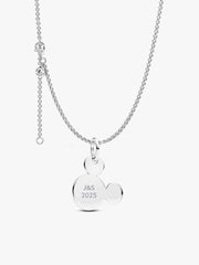 Engravable Mickey Mouse Necklace Set 2 Quantity