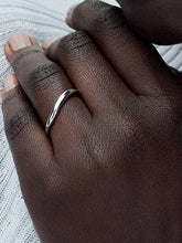 Organically Shaped Band Ring Sterling silver