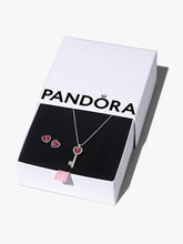 Elevated Heart Key Jewelry Gift Set Sterling silver
