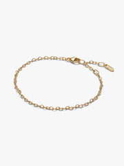 Pandora Era Linked Hearts Chain Bracelet 14k gold