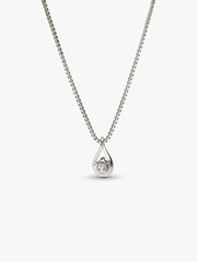 FINAL SALE - Pandora Infinite 14k White Gold Lab-grown Diamond Pendant Necklace 0.25 ct TW, 14k white gold