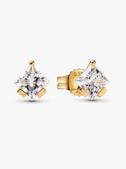 FINAL SALE - Pandora Nova 14k Gold Lab-grown Diamond Earrings 1.00 ct TW, 14k gold