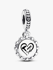 Hair Stylist Dangle Charm Sterling silver