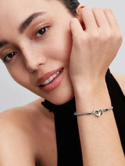 Pandora Moments Studded Chain Bracelet Sterling silver