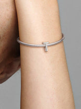 Letter T Alphabet Charm Sterling silver