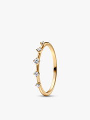 Lab-Grown Diamond Station Earring and Ring Set 2 Quantity
