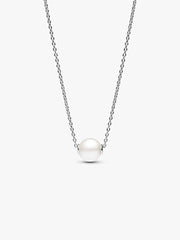 Treated Freshwater Cultured Pearl Collier Necklace Sterling silver