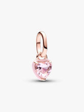 Pandora ME Pink Chakra Heart Mini Dangle Charm 14k rose gold plating