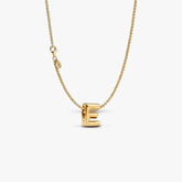 Letter E Charm Necklace 2 Quantity