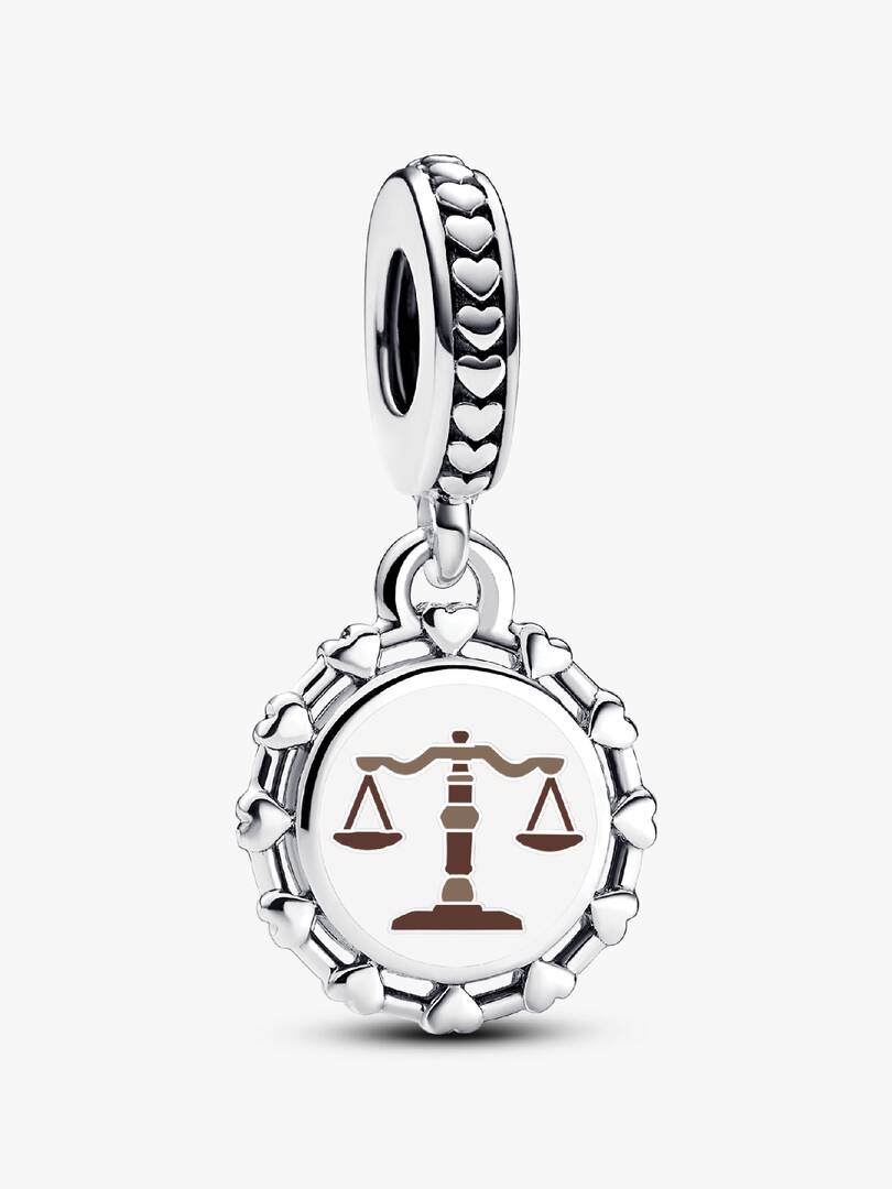 Lawyer Dangle Charm Sterling silver