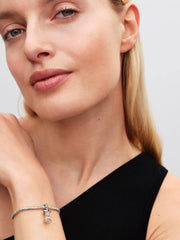 Hourglass Dangle Charm Sterling silver