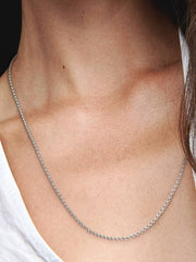 Rolo Chain Necklace Sterling silver